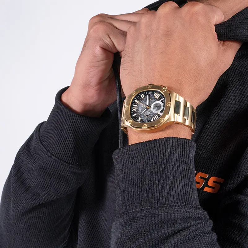 Guess Headline Multifunction Grey Dial Men’s Watch | GW0572G2